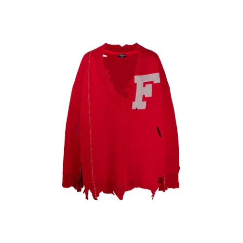 RAF SIMONS Sweaters Men Red