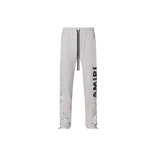 AMIRI Knitted Sweatpants Men Gray