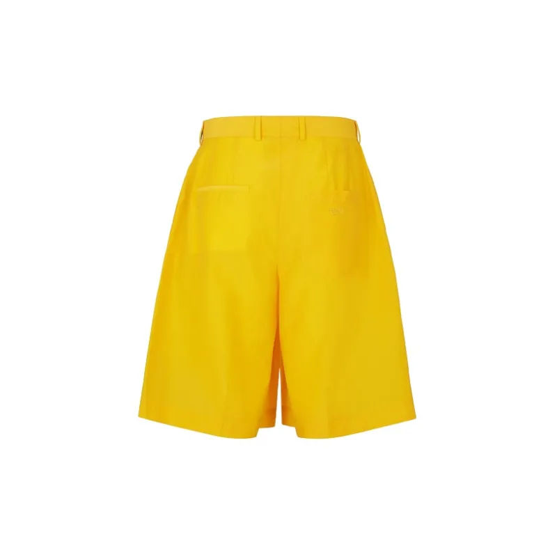 FENDI Casual Shorts Men Yellow-1