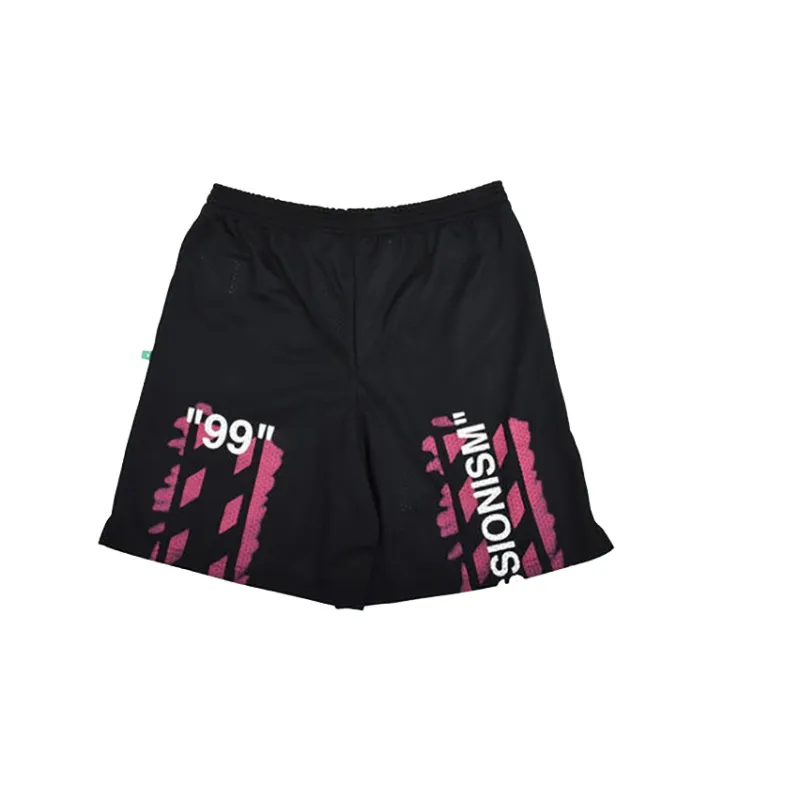 OFF WHITE SS19 Casual Shorts Men's Black Pink-1