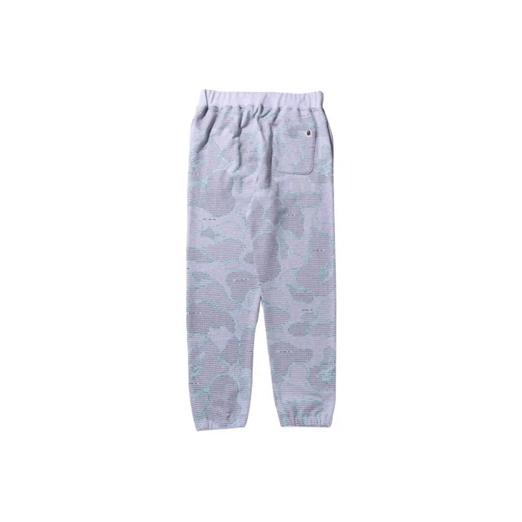 A BATHING APE Text Code Camo Sweatpants-3