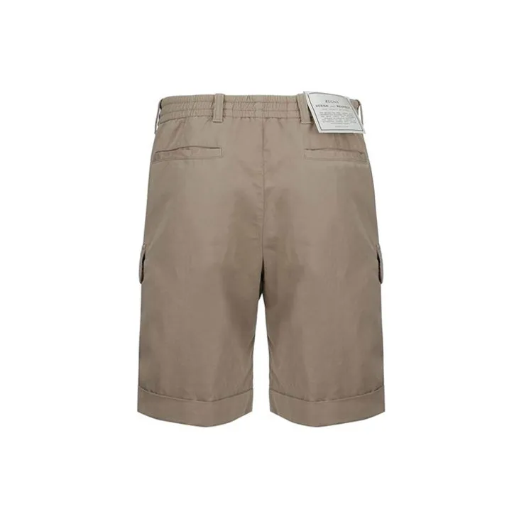 Zzegna Casual Shorts Men Brown-1