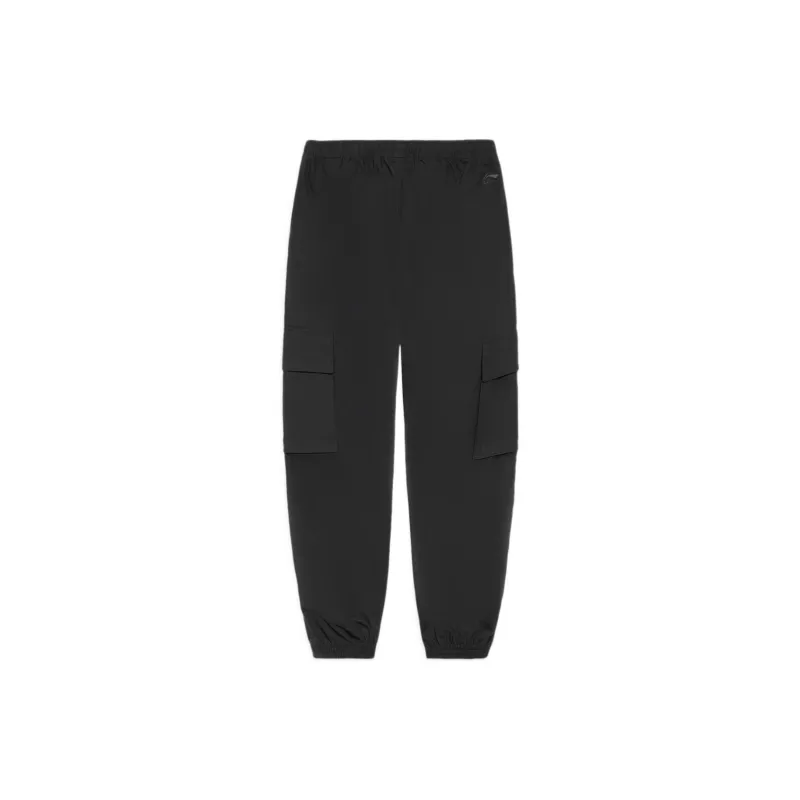 LiNing Knitted Sports Pants Men's Black-1