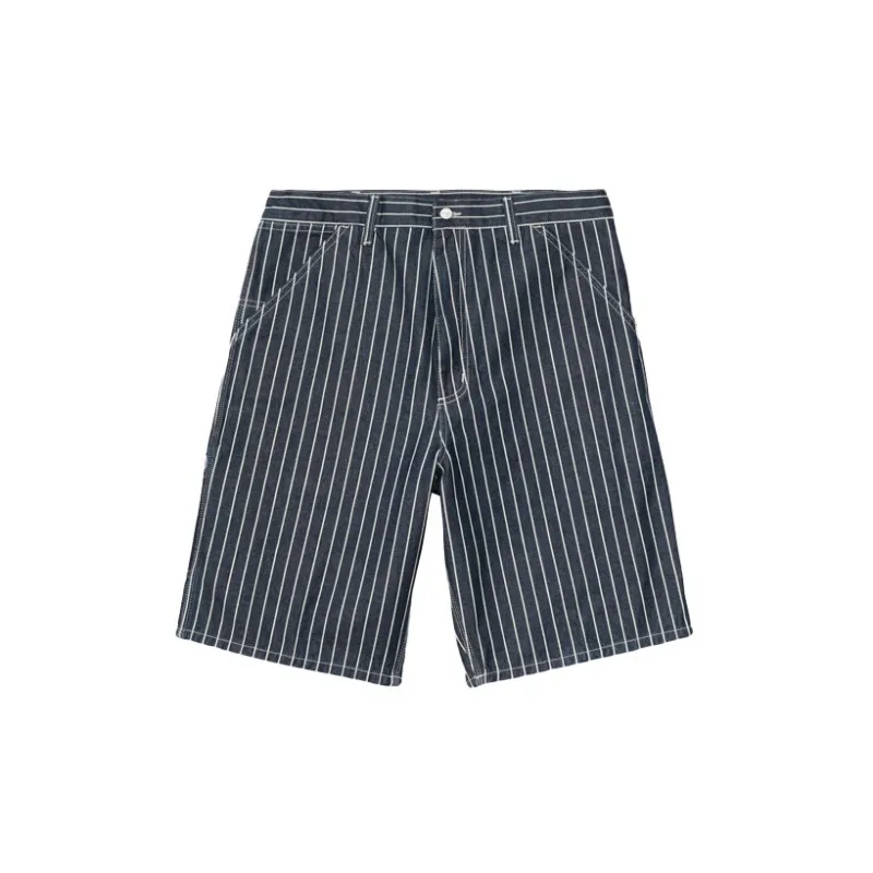 Carhartt WIP Casual Shorts Men Dark Blue-1