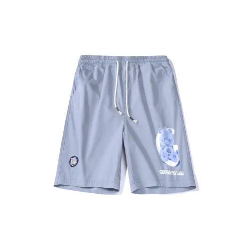 Carebears X Guuka Casual Shorts Unisex Misty Blue