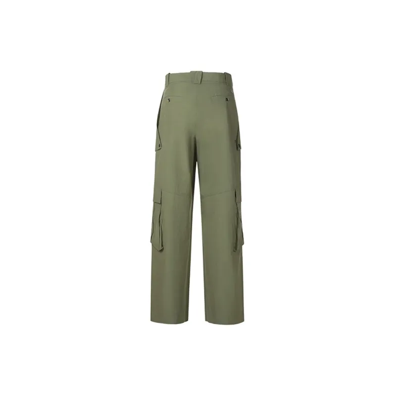 KENZO Cargo Pants Men Army Green-1