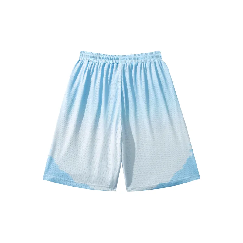 FireMonkey Loose Fit Shorts Unisex Blue-1