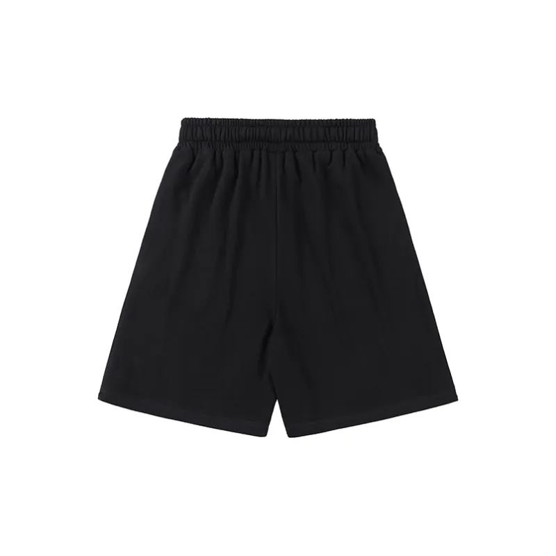 HELIPORT Loose Fit Shorts Unisex Black-1