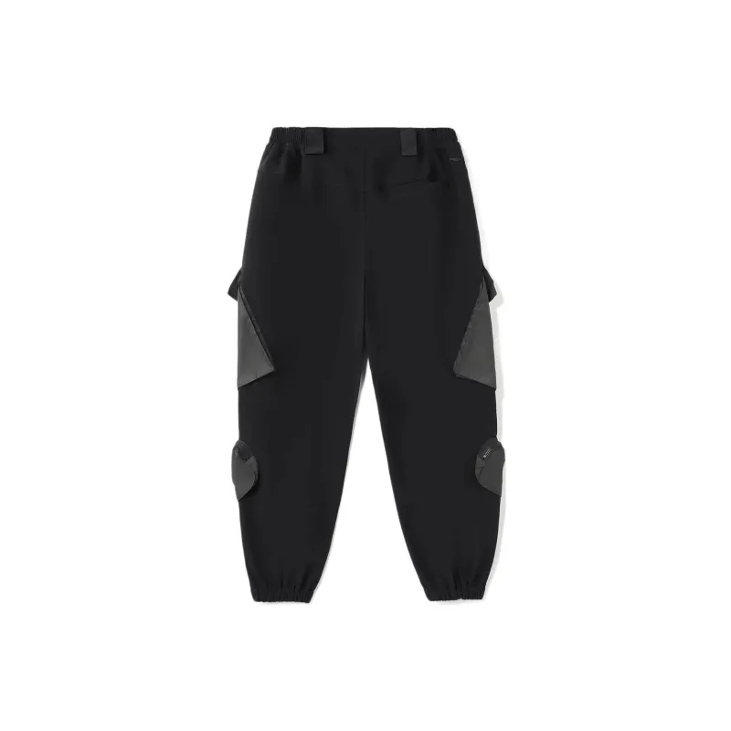 LiNing Knitted Sports Pants Men's Black-1
