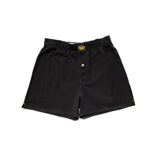 Drew House Letter Logo Series Casual Shorts Unisex Black