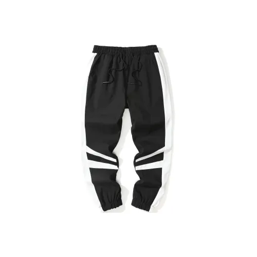 GOOGIMS Casual Pants Unisex Black