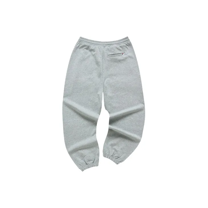 FILA FUSION TOKYO STUDIO Knitted Sports Pants Men's Cream White Heather Gray-1