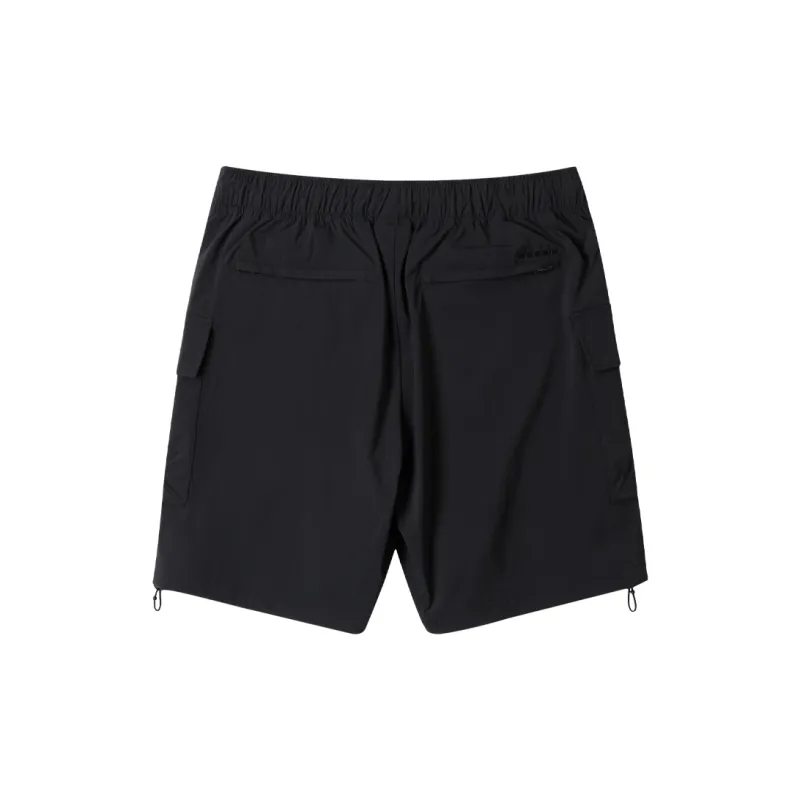 Diadora Loose Fit Shorts Unisex Black-1