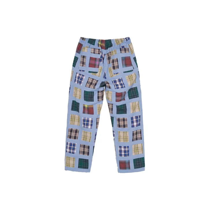 Stussy Madras Patchwork Relaxed Pant-1