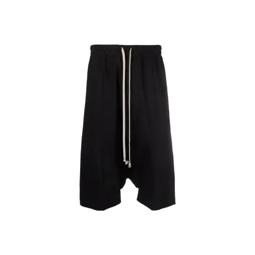 RICK OWENS Casual Shorts Men Black