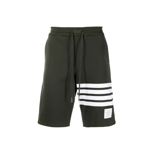 THOM BROWNE Casual Shorts Men Dark Green