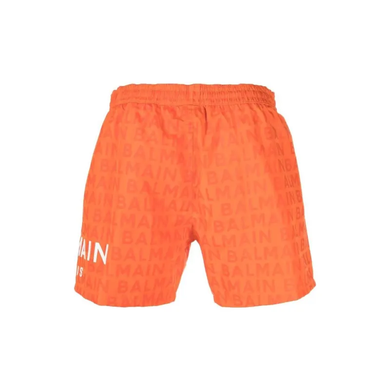 BALMAIN Casual Shorts Men Orange-1