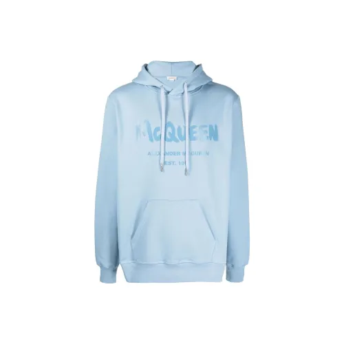 Alexander McQueen Sweatshirt Men Blue