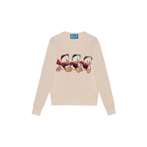 Disney X GUCCI Sweaters Men Ivory White