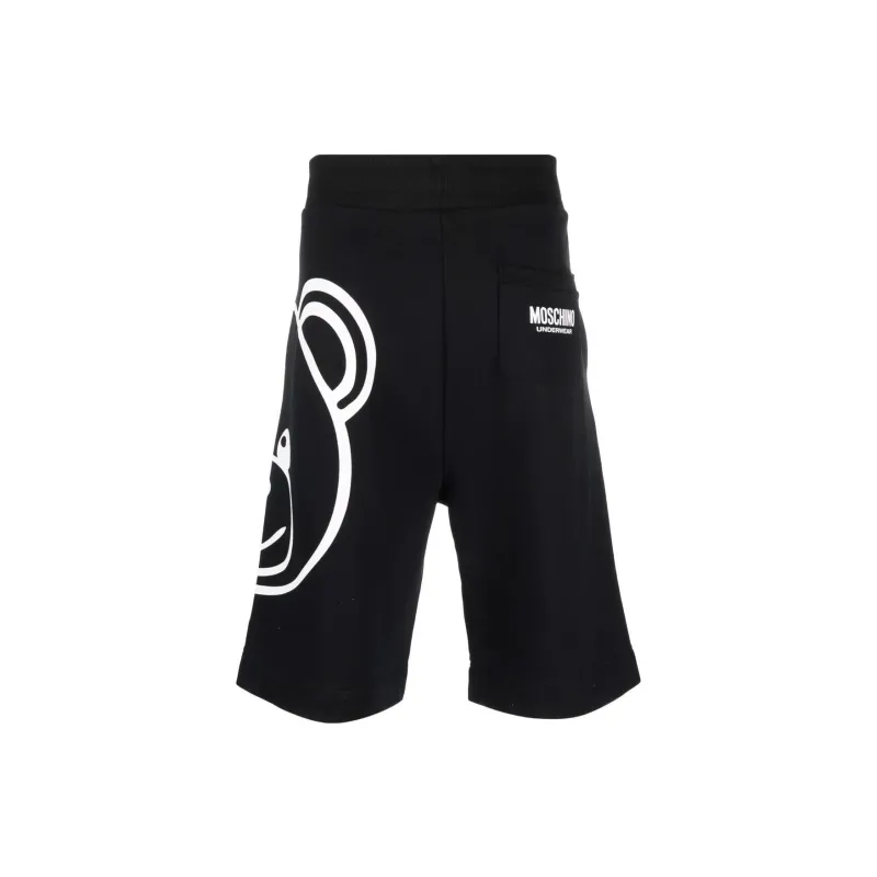 MOSCHINO Casual Shorts Men Black-1