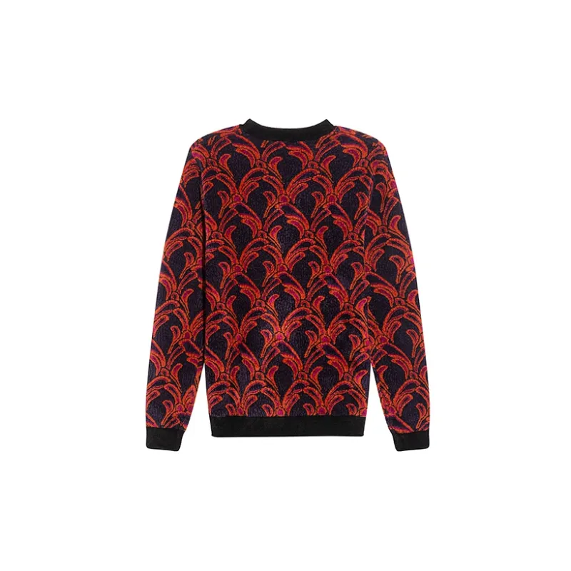 DAVID NAMAN Sweater Men's Orange Red-1