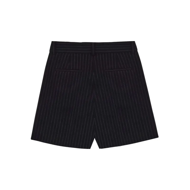 WE11DONE Casual Shorts Men Black-1