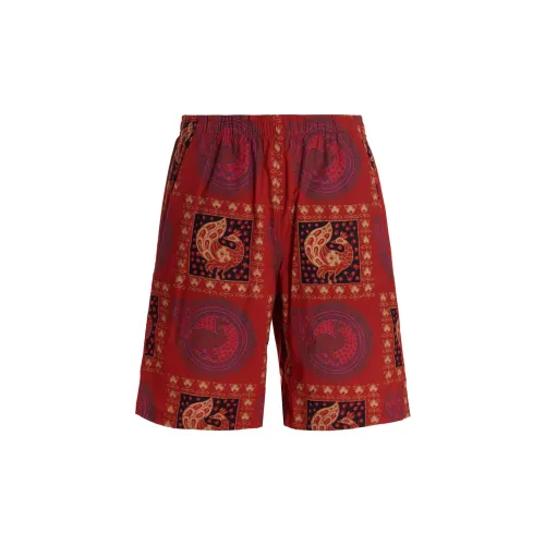 Needles Casual Shorts Men Red