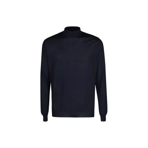 MALO Cashmere Sweater Men Marine Blue