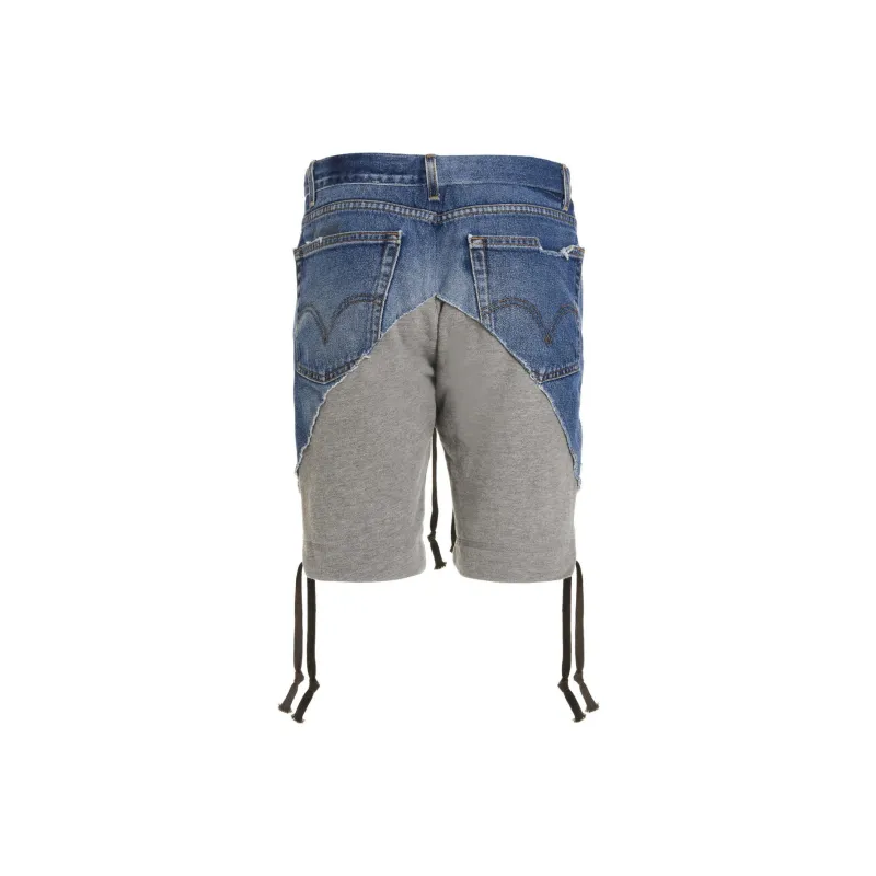GREG LAUREN Casual Shorts Men Blue-1