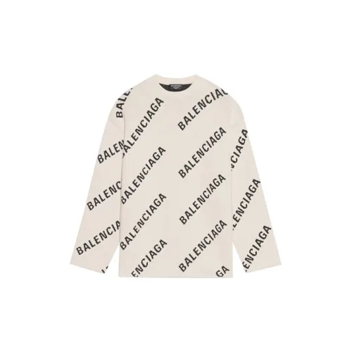 Balenciaga Allover Logo Crewneck 