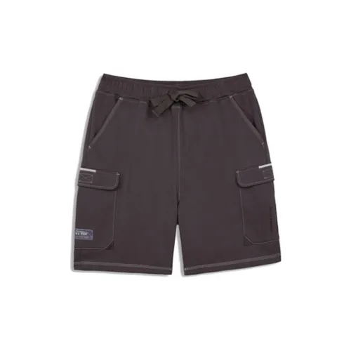 LINING Casual Shorts Unisex Sandalwood Black