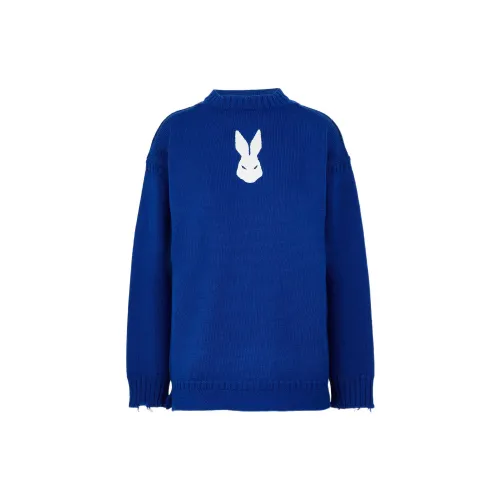 Maison Margiela Sweaters Unisex Blue