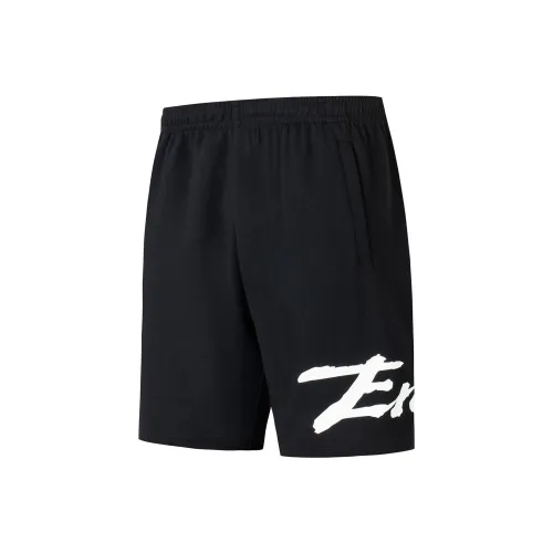 Erke Casual Shorts Men Jet Black