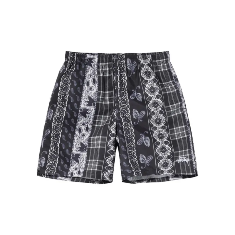 Stussy Paisley Plaid Stock Water Short-1