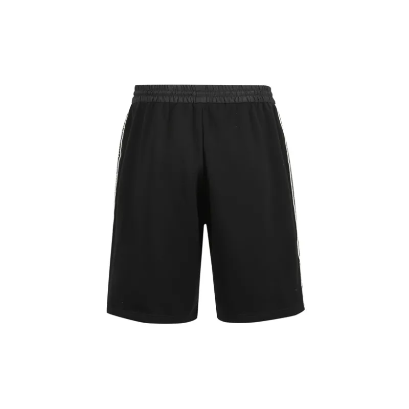 LIUREGALI Casual Shorts Men Black-1