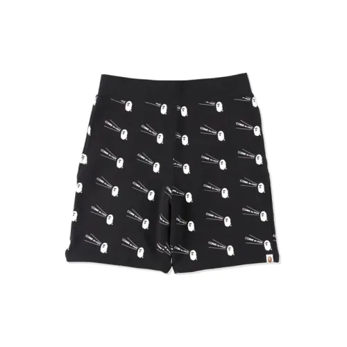 Cdg X A BATHING APE BAPE® X COMME Des GARÇONS Casual Shorts Unisex Black