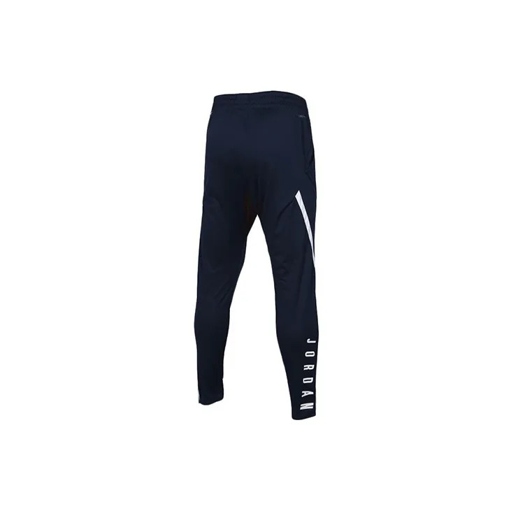 Jordan Knitted Sweatpants Men's Dark Blue White-1