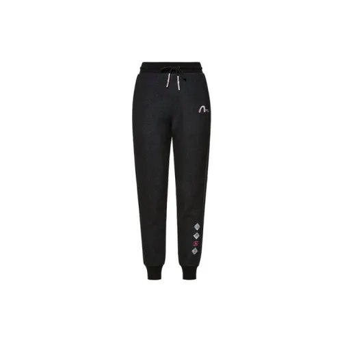 EVISU Knitted Sweatpants Women's Dark Gray