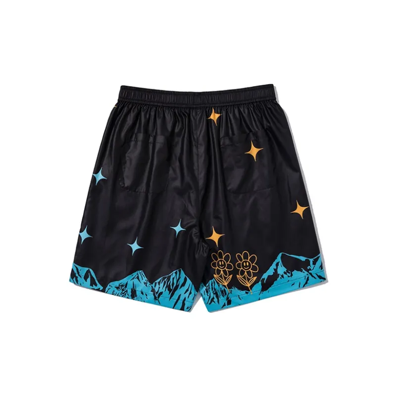 AMONSTER Loose Fit Shorts Unisex Black-1