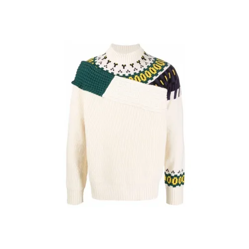 Sacai Sweaters Men Beige