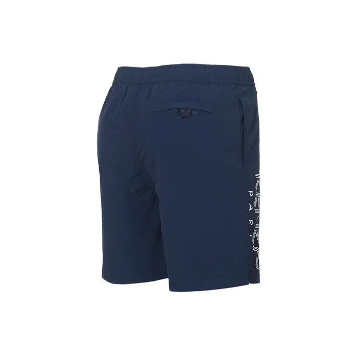 KENZO Letter Logo Casual Shorts Men Dark Blue-1