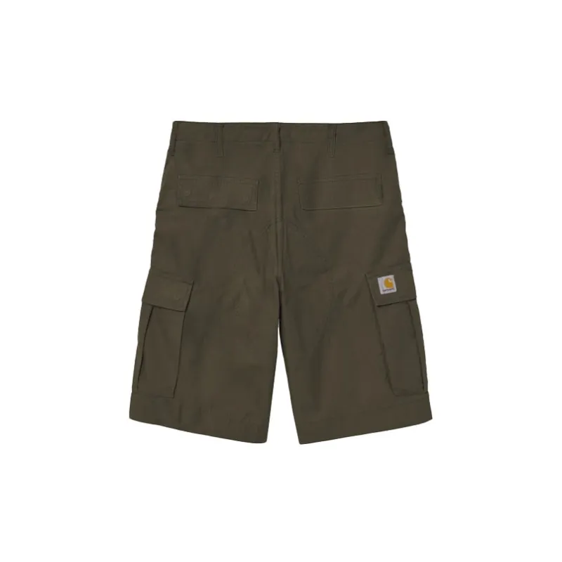 Carhartt WIP Logo Patch Knee Length Cargo Shorts-1