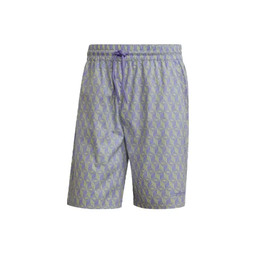 Adidas Originals Casual Shorts Men Purple Yellow