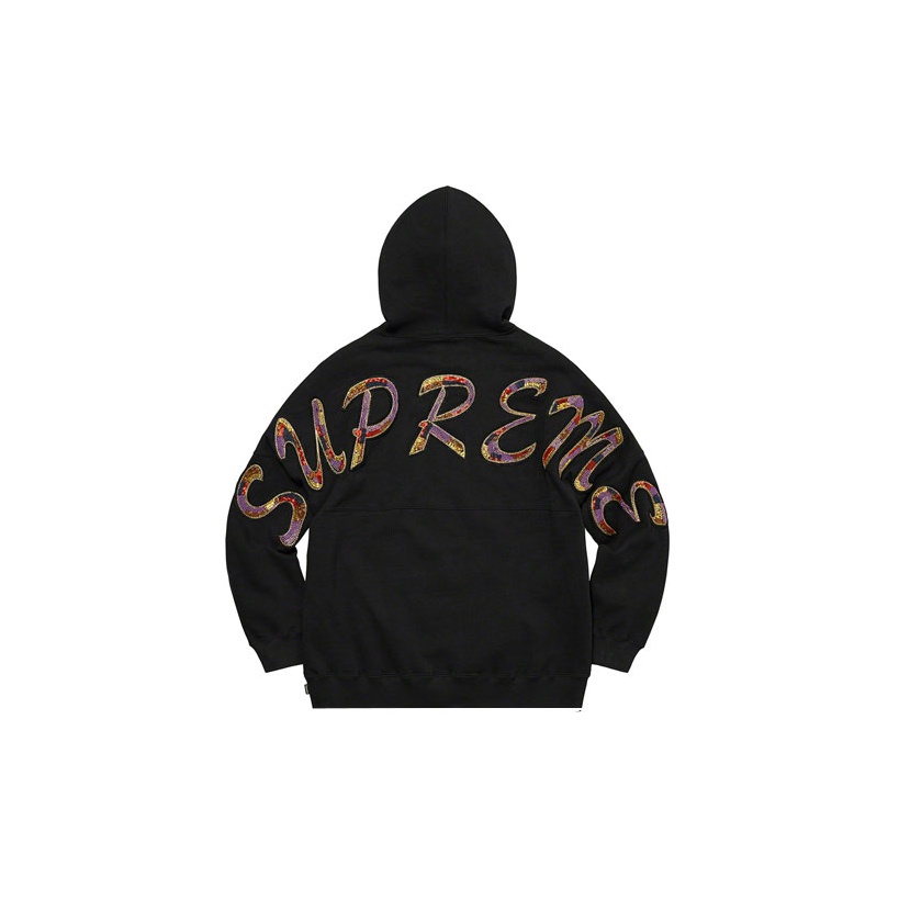 Supreme Beaded Hooded Sweatshirt Black XXL