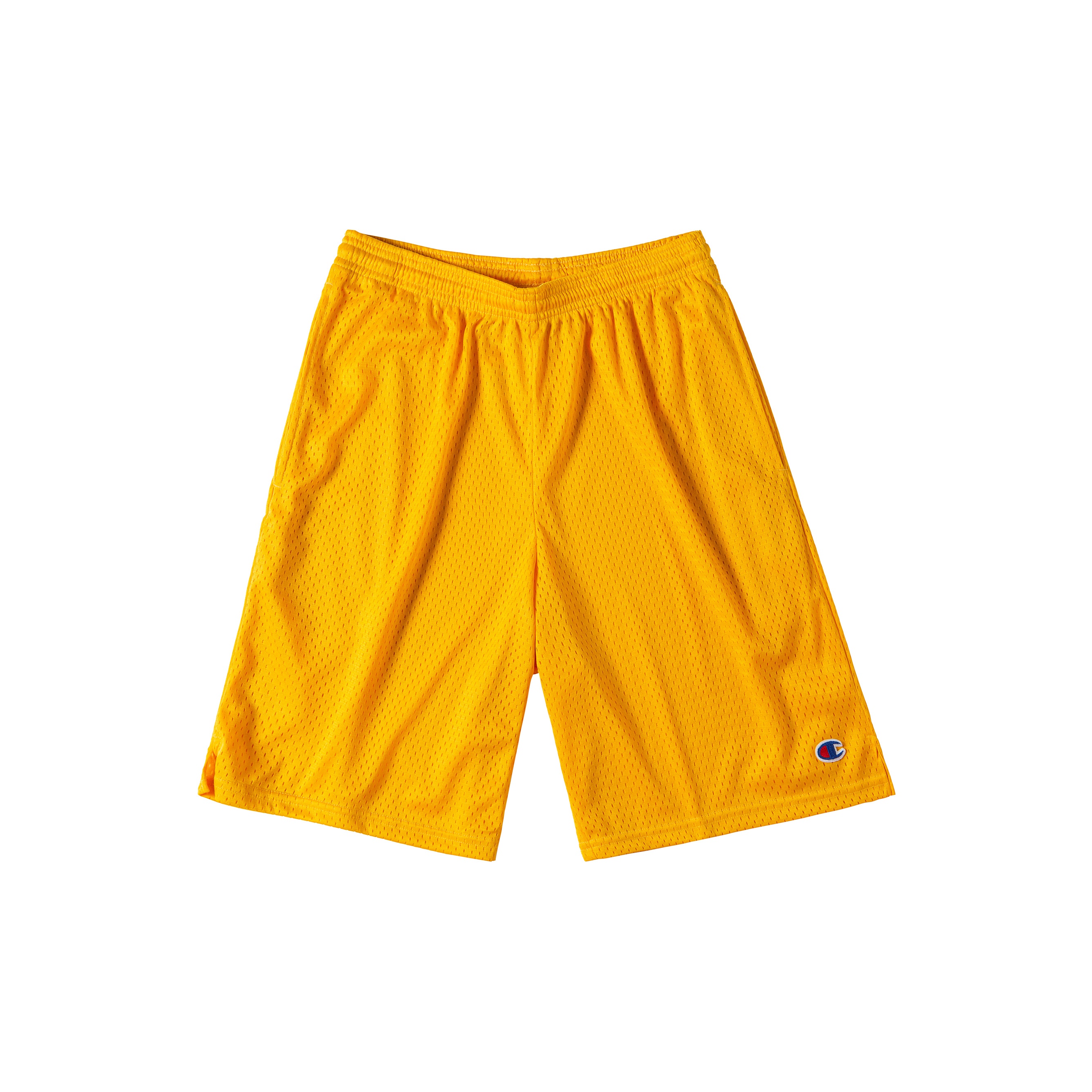 yellow champion shorts POIZON