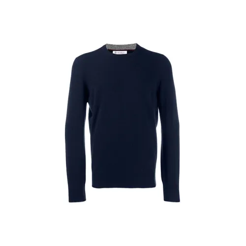 Brunello Cucinelli Cashmere Sweaters Men Blue