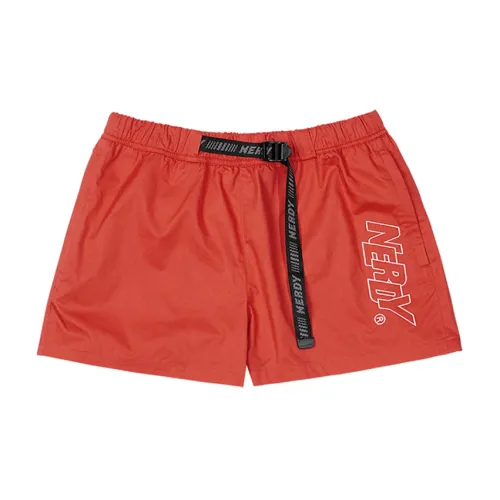 Nerdy Casual Shorts Women's Coral Red