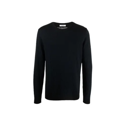 Valentino Sweaters Men Blue Black