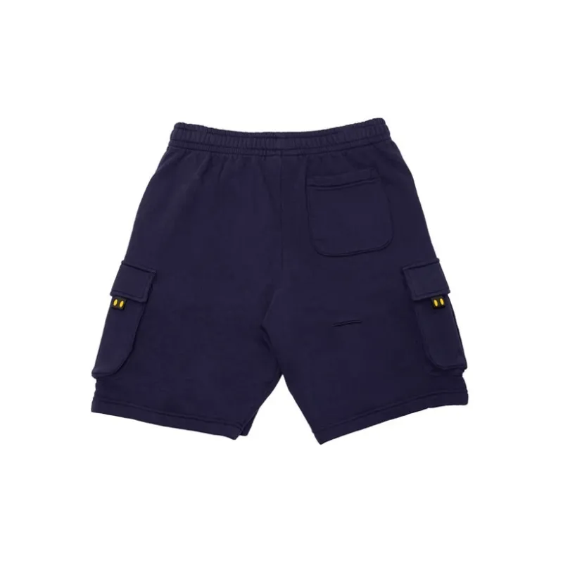 Drew House Smiley Collection Casual Shorts Unisex Marine Blue-1