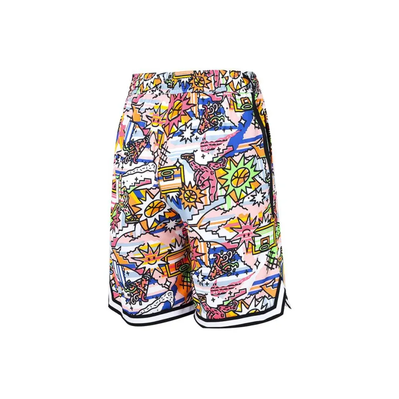 Nike Full Print Cartoon Pattern Breathable Sports Shorts Multicolor-1
